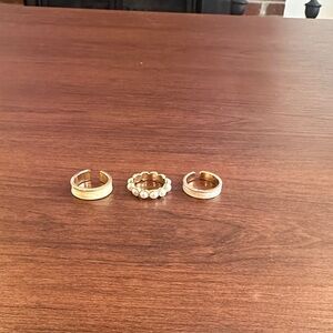 Set of 3 Gold Rings